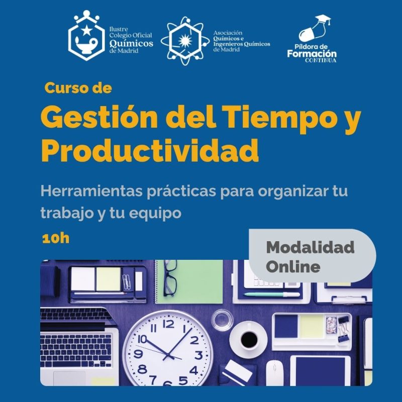 Pildora Formación continua sobre Gestión del Tiempo y Productividad