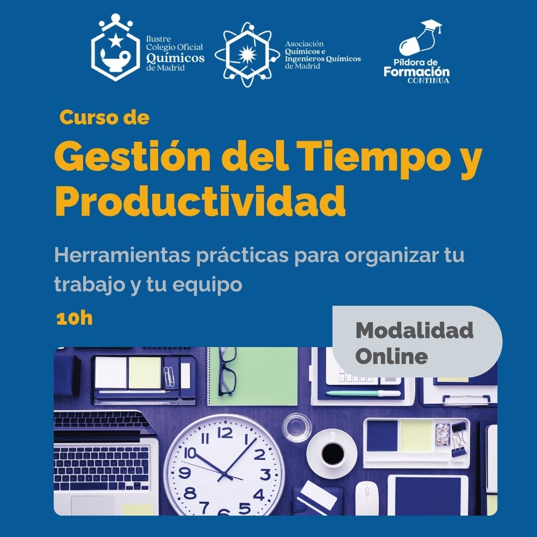 Pildora Formación continua sobre Gestión del Tiempo y Productividad